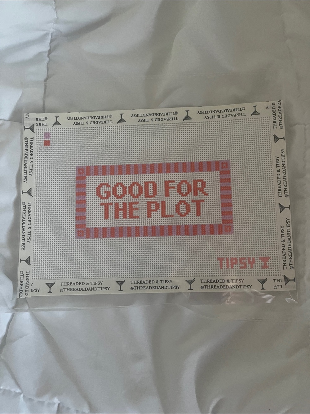Good For The Plot Needlepoint Canvas